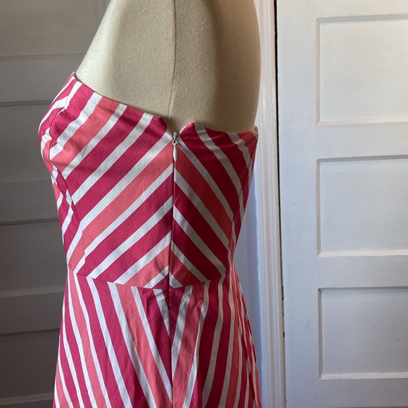 Ann Taylor Strapless Striped Dress, Size 6 - Picture 11 of 16